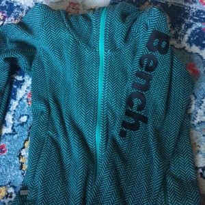NWOT. Bench chevron zip up hoodie size small
